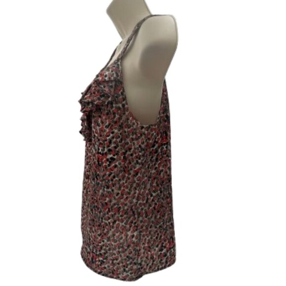 Banana Republic Women's Multi-Color Ruffle Sleeveless Tank Top Size Small - Picture 7 of 12
